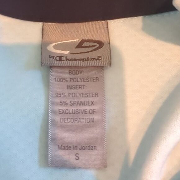 Champion Athletic Pullover Long Sleeve Neck Zip Up Blue Women's Medium - Picture 7 of 8